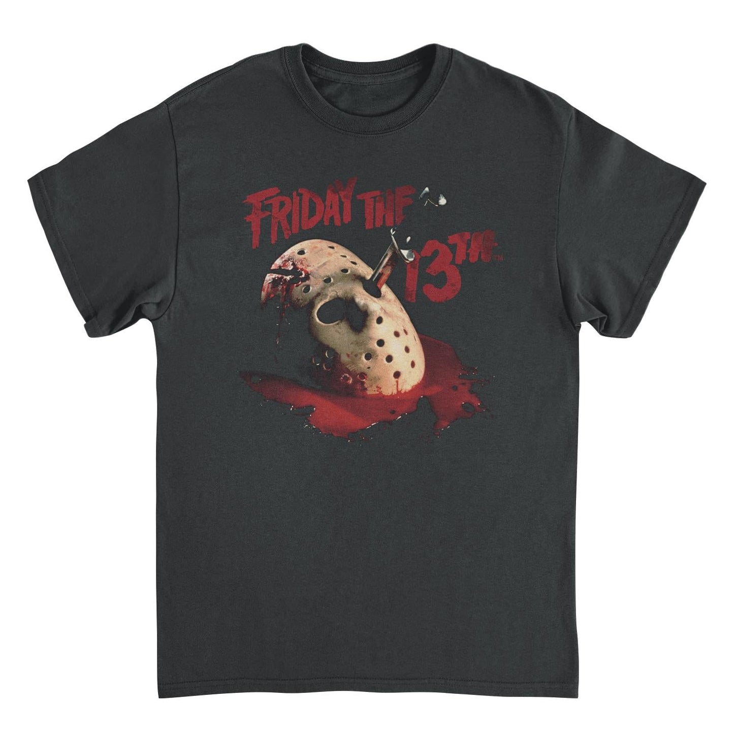 Friday the 13th Jason Battle Damaged Mask T-Shirt