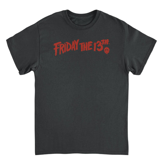 Friday the 13th CLASSIC Logo Black T-Shirt