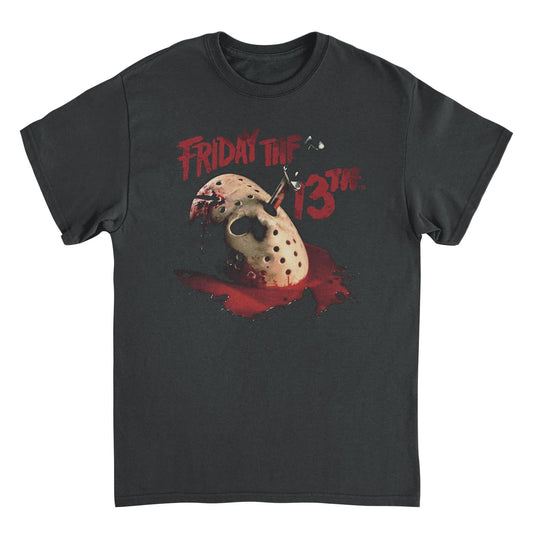 Friday the 13th Jason Battle Damaged Mask T-Shirt