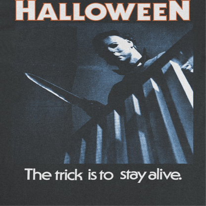 Halloween Upstairs Michael Black T-Shirt