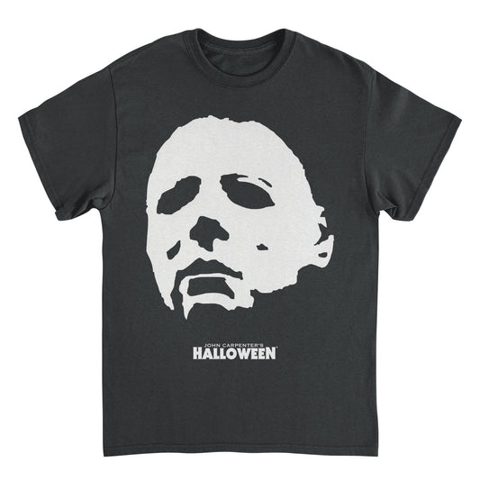 Halloween Michael Myers Mask Angle Black T-Shirt