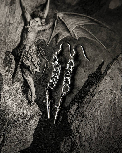 Athame Earrings – Mystical & Ritual Jewelry