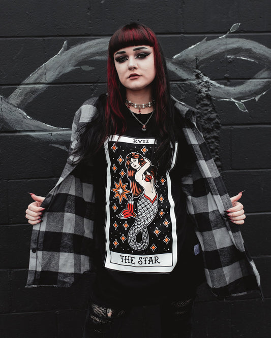 American Traditional Star Tarot Tee