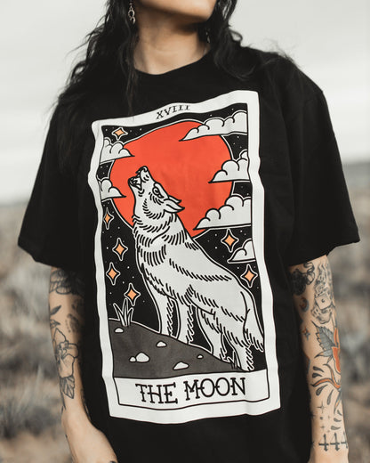 American Traditional Moon Tarot Tee