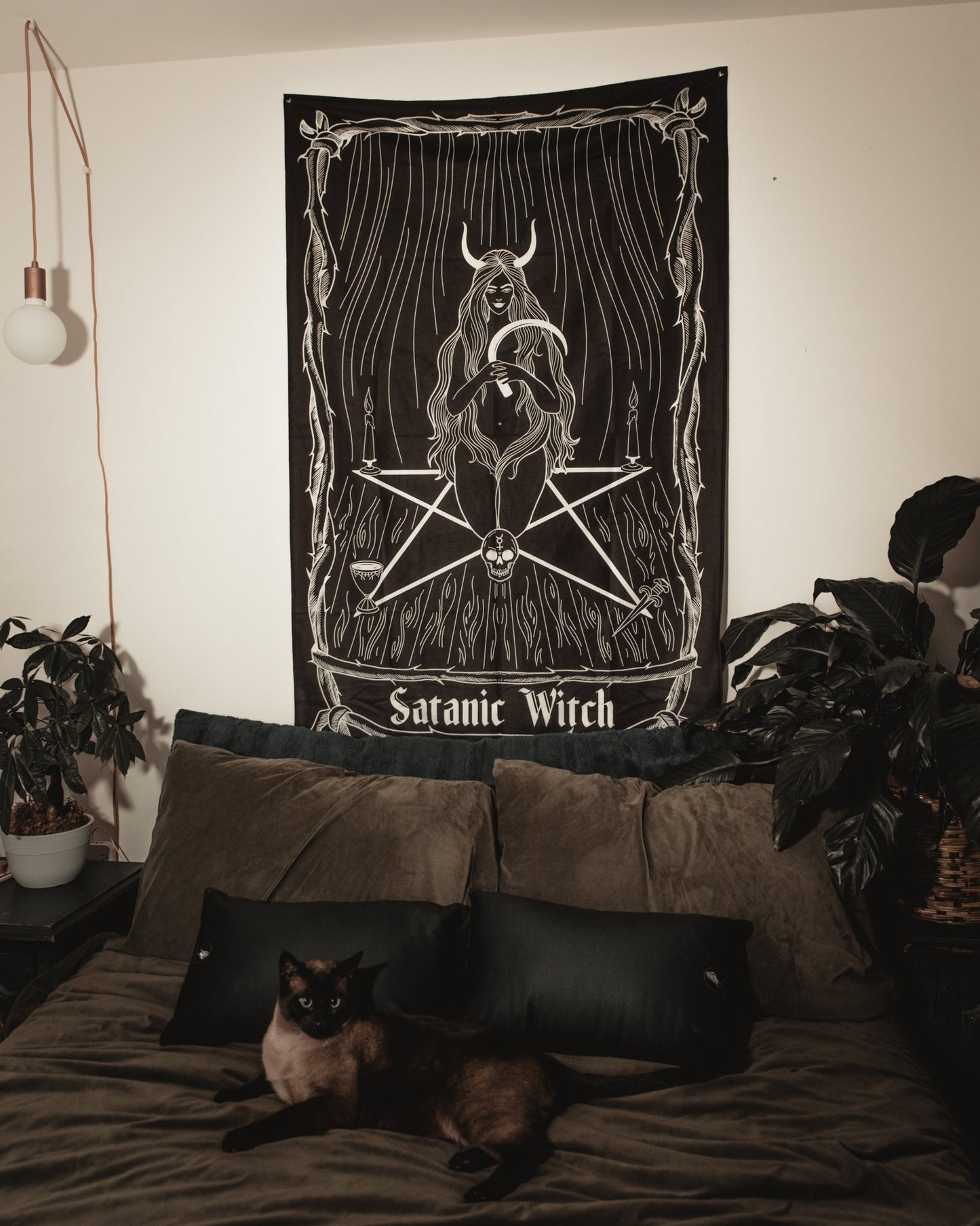 Satanic Witch Wall Tapestry