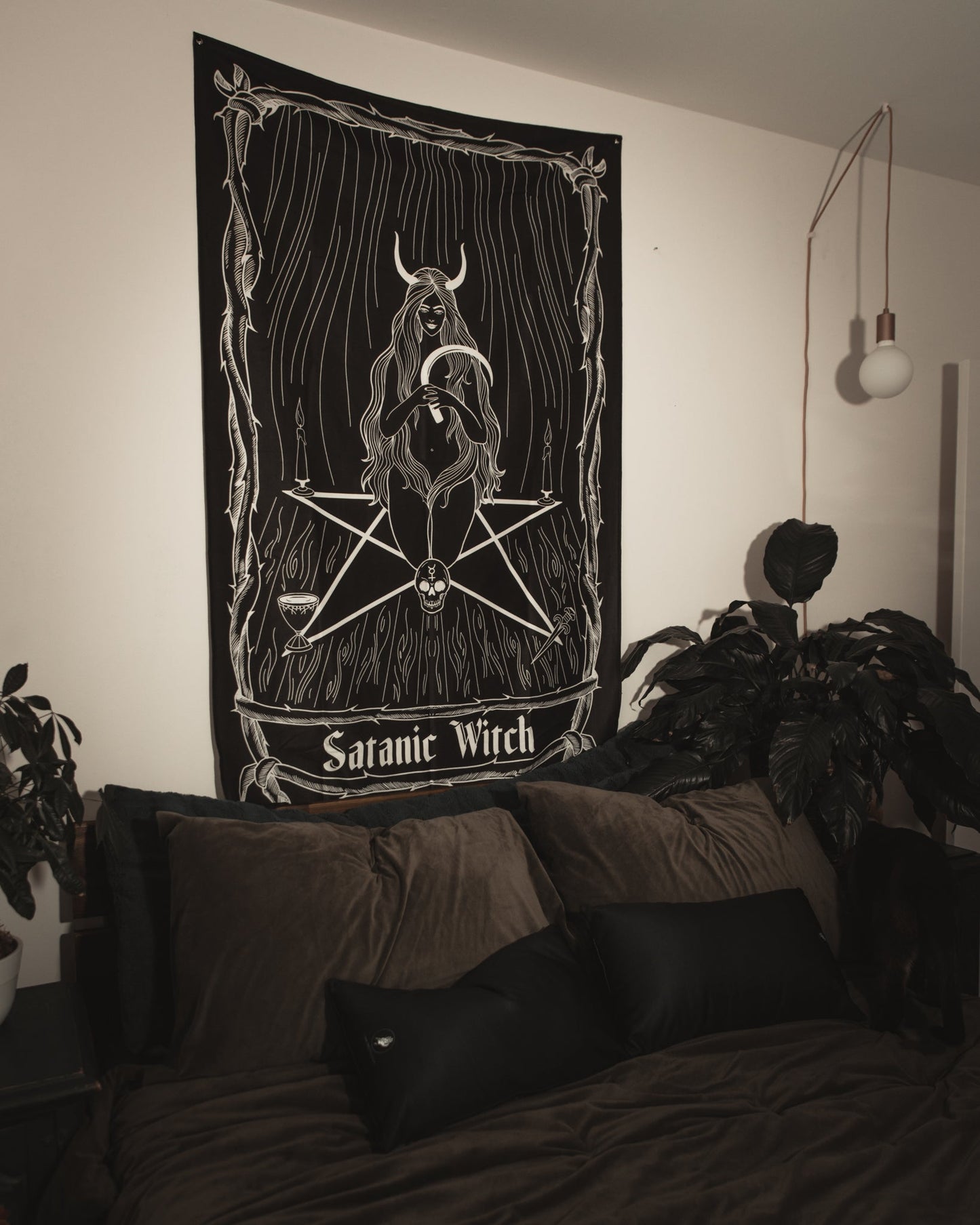 Satanic Witch Wall Tapestry