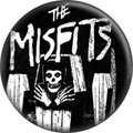 1.25" Button - The Misfits - Coffins - Punk Rock Music Band