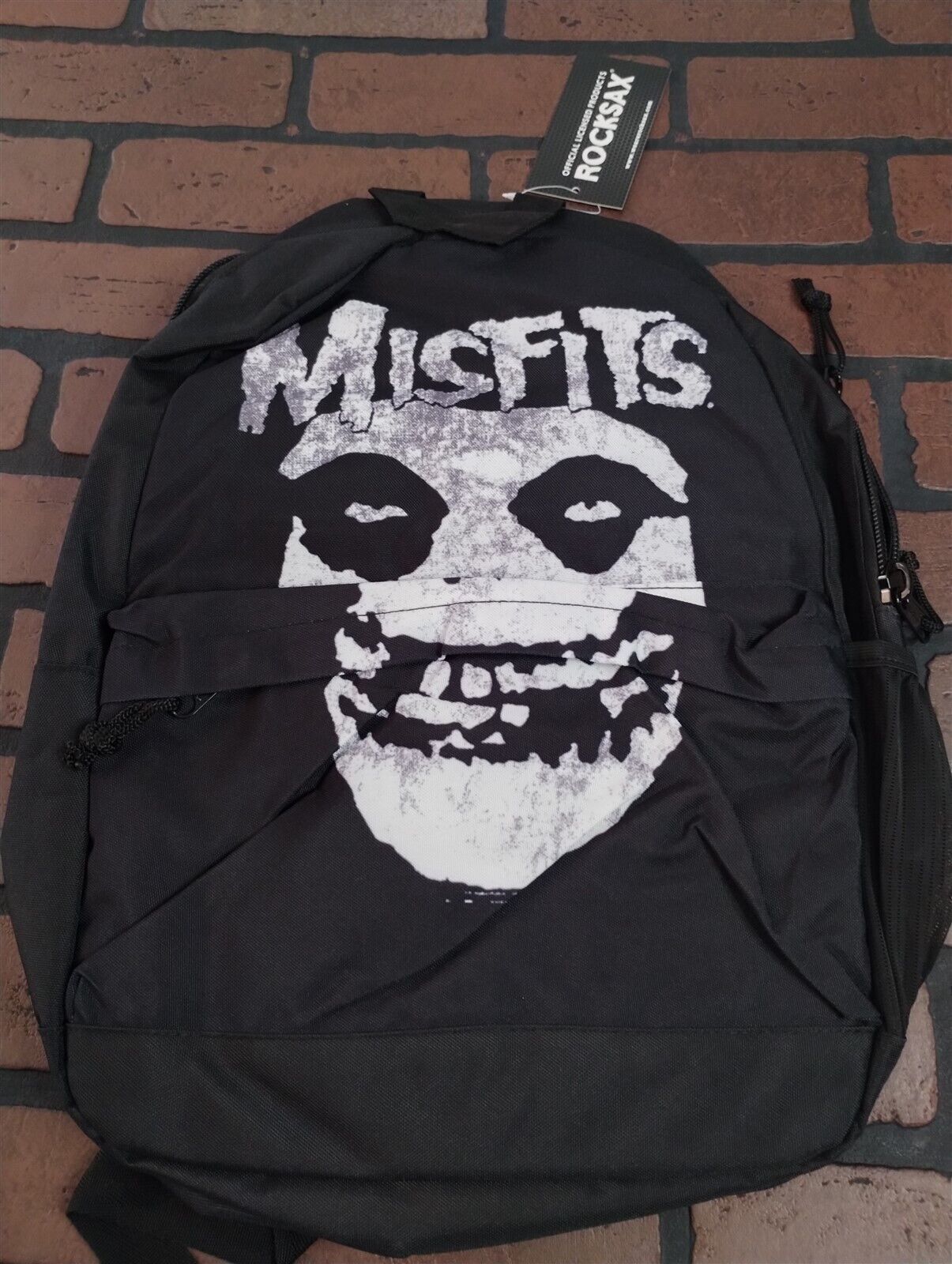 MISFITS - Glow in the Dark Fiend Rocksax Classic Backpack