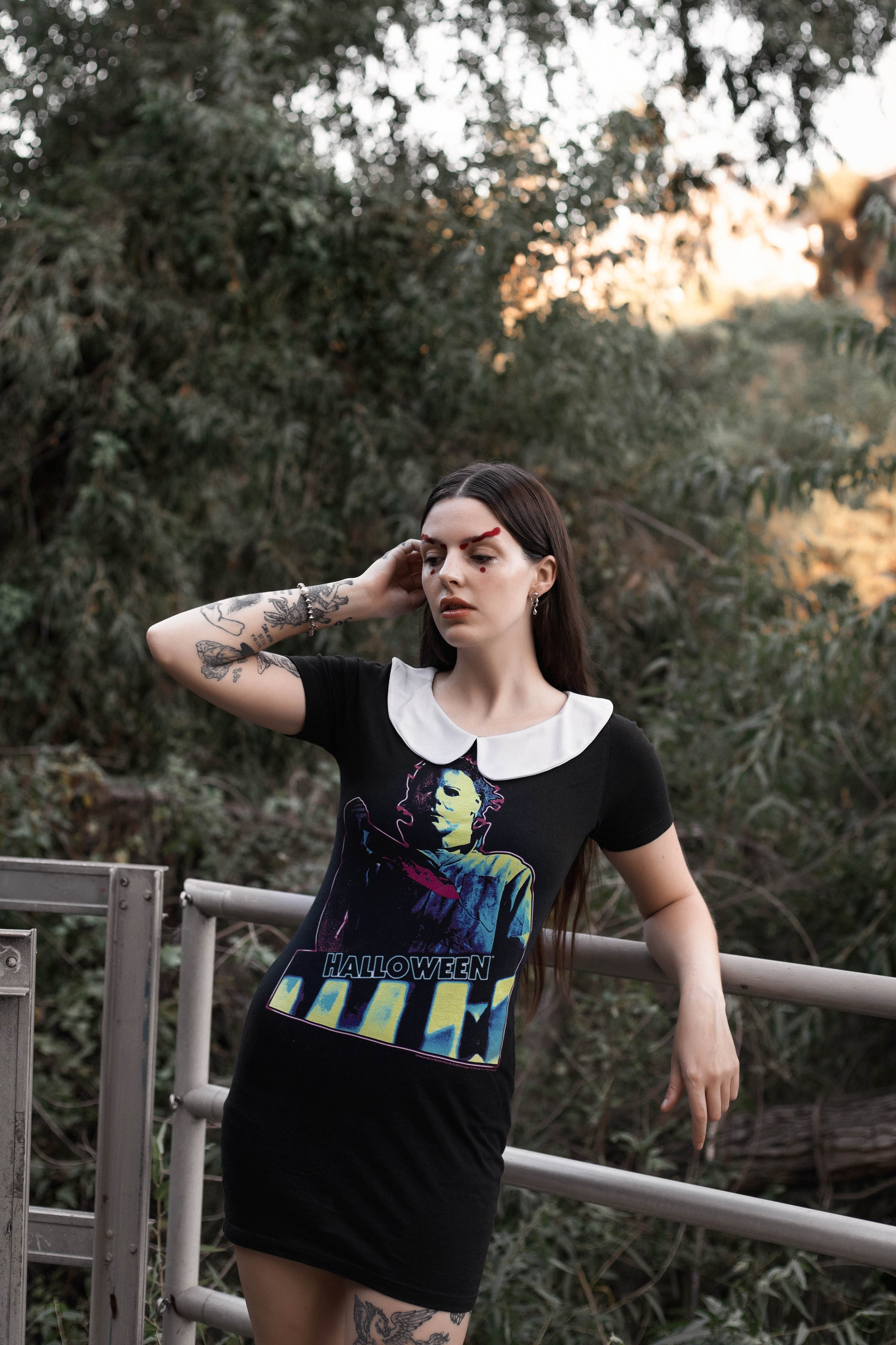 Handmade Halloween 'The Shape' Peter Pan Collar Dress