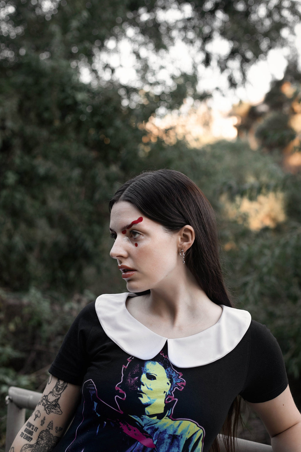 Handmade Halloween 'The Shape' Peter Pan Collar Dress