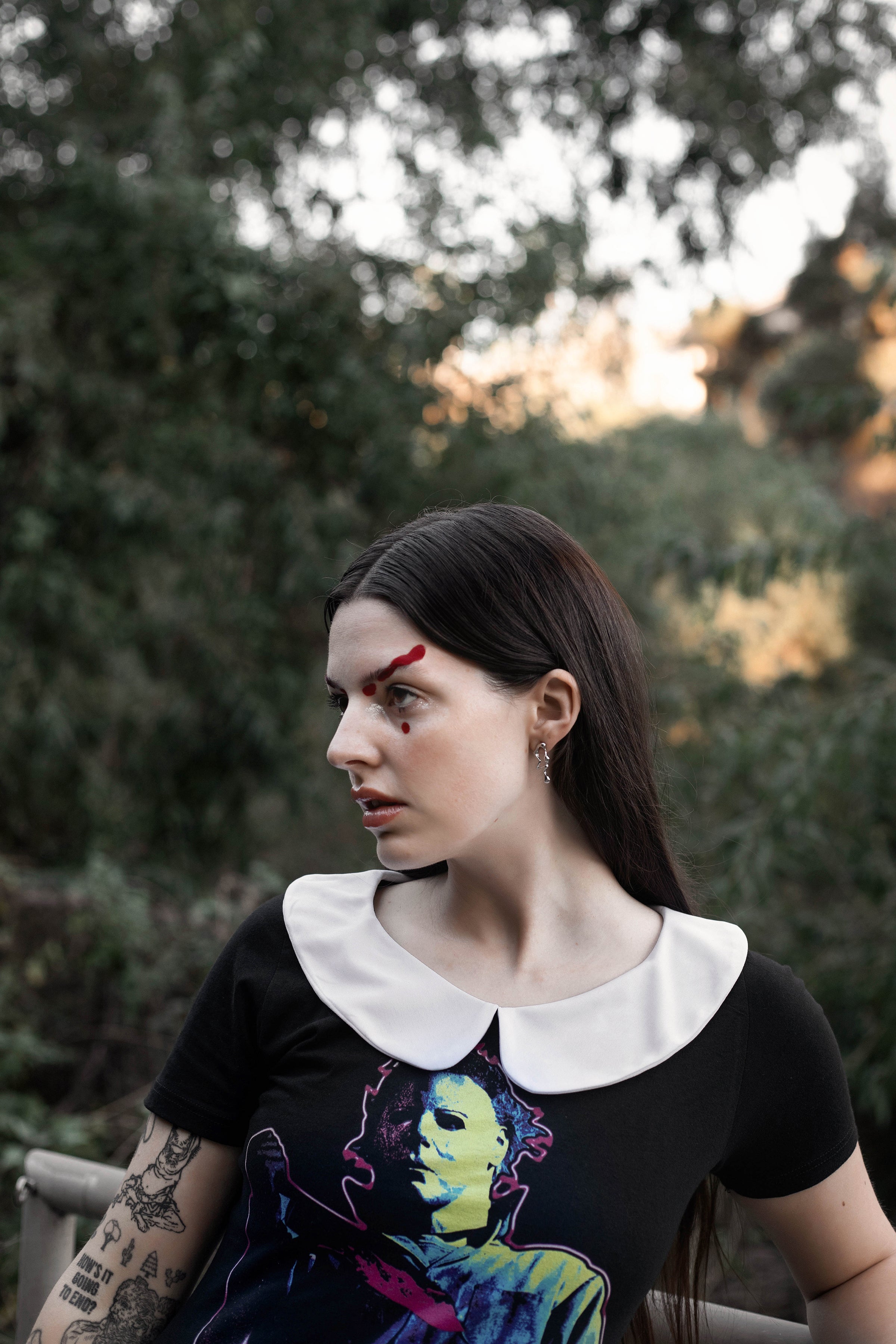 Handmade Halloween 'The Shape' Peter Pan Collar Dress