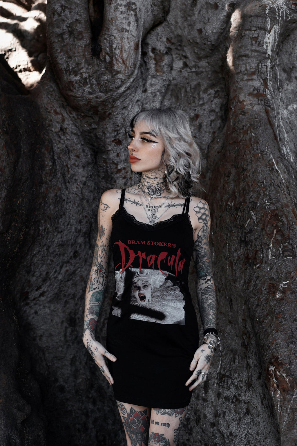 Dracula (Lucy) Lace Strap Dress