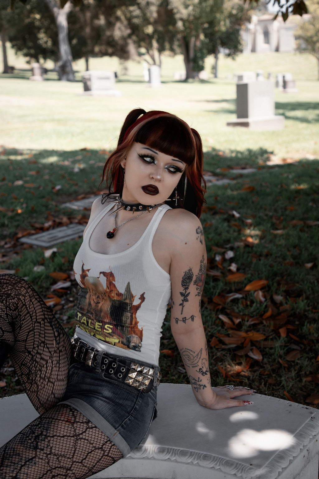 Tales from the Crypt 'Crypt Keeper' Ribbed Tank Top