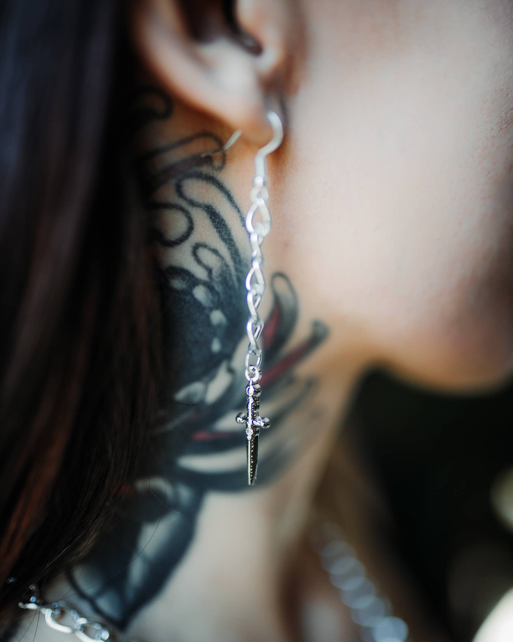 Athame Earrings – Mystical & Ritual Jewelry