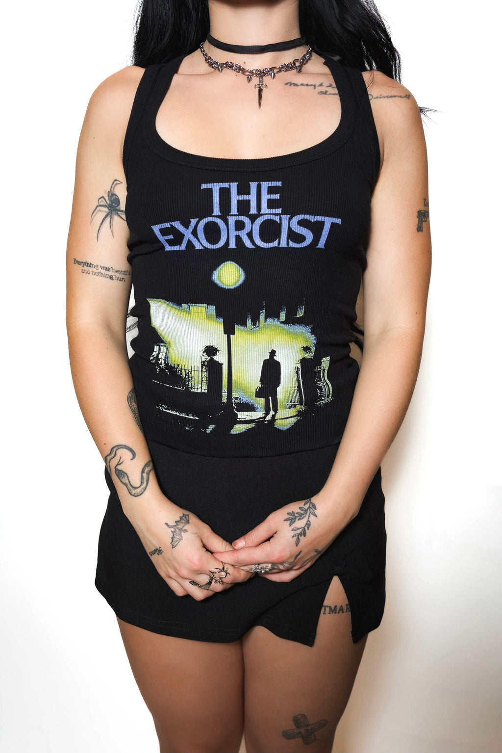 The Exorcist movie cover Ribbed Tank Top