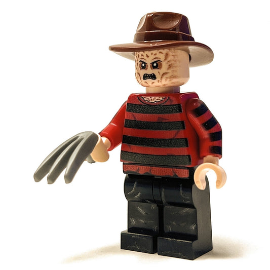 Freddy Krueger Custom Horror Minifig made using LEGO parts