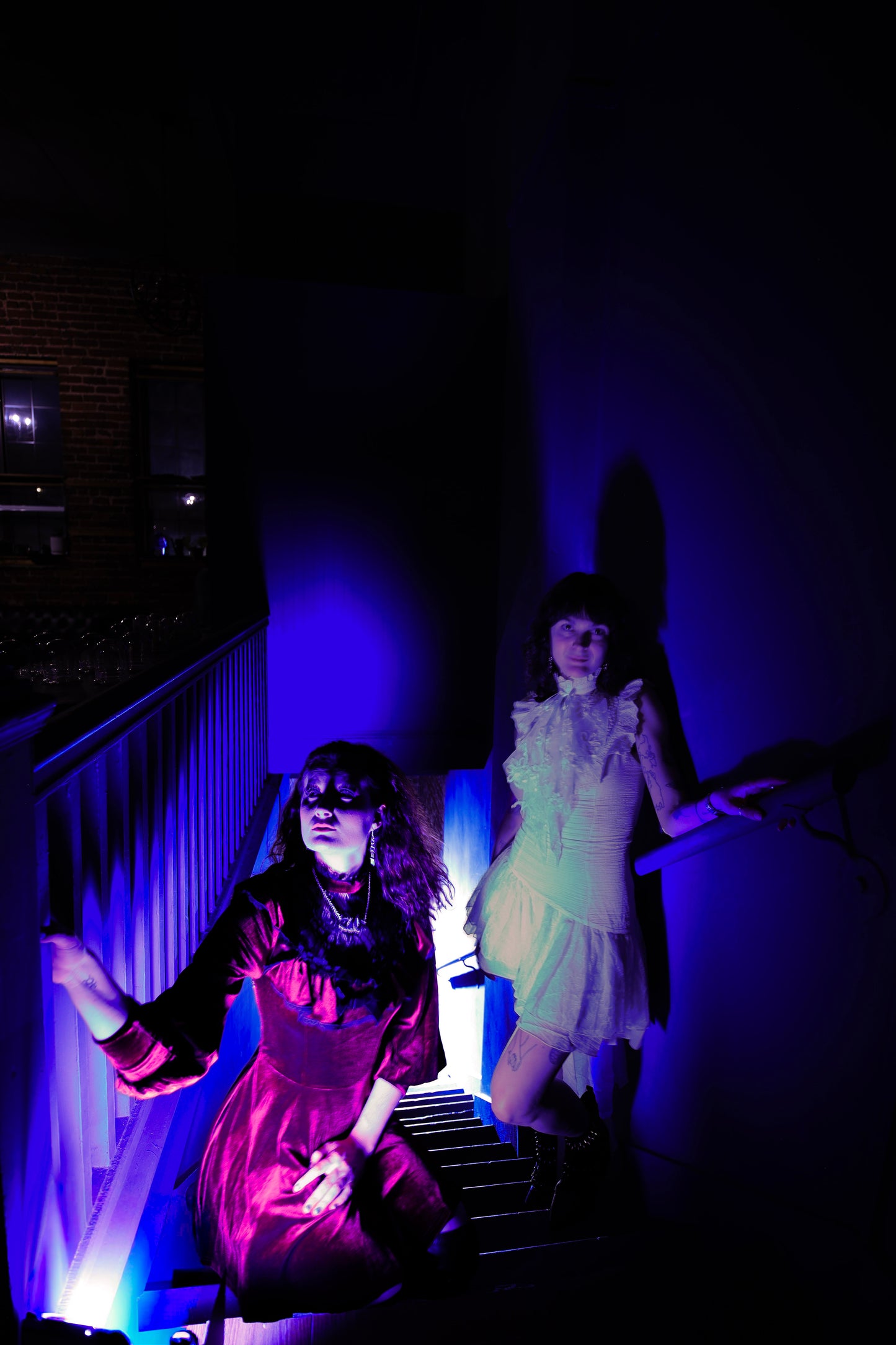 Steampunk Beige Irregular Lace Dress