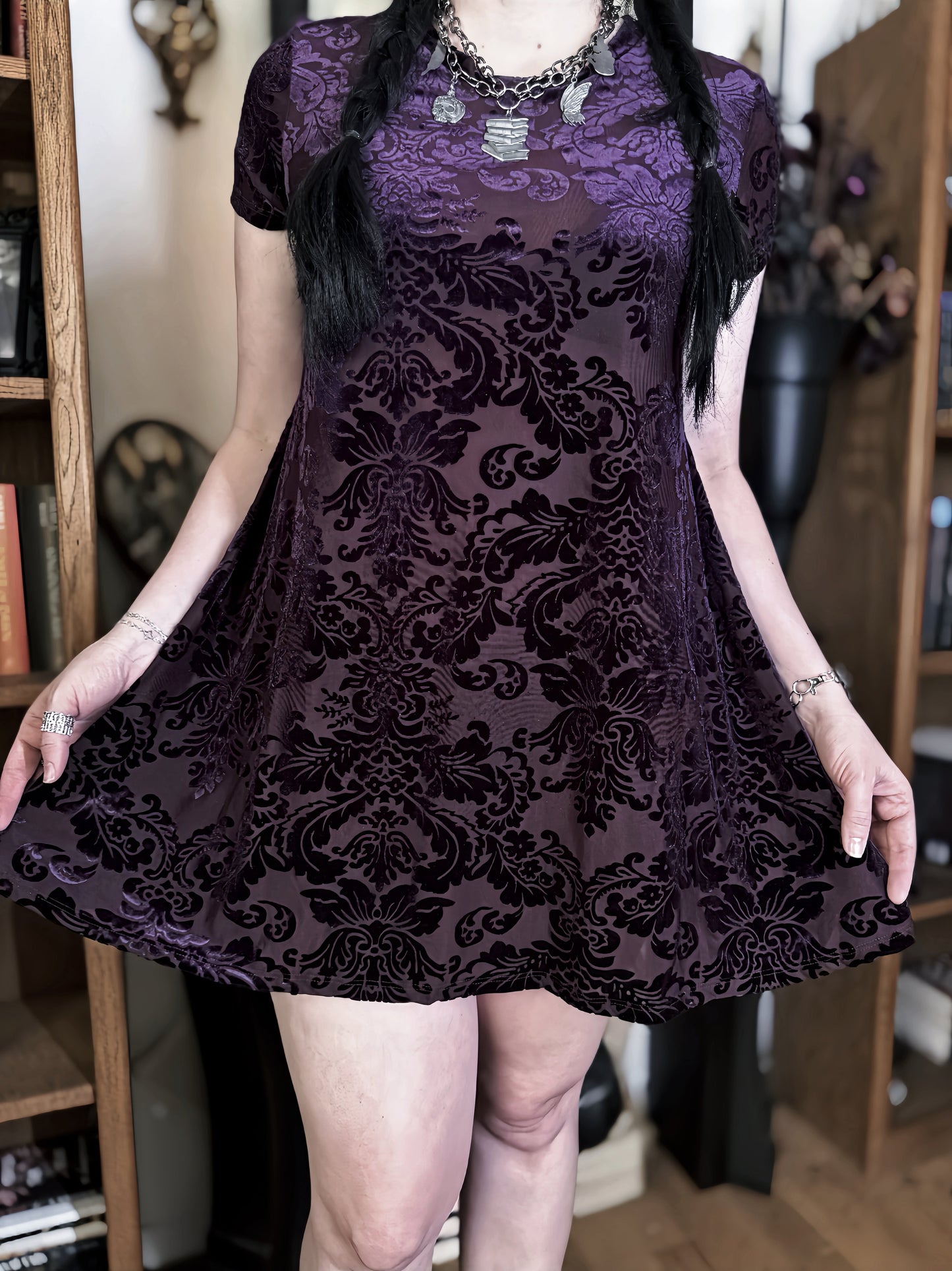 Ashen Violet Dress