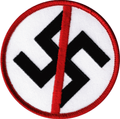 Patch - Anti-Nazi / Anti-Swastika - 3"