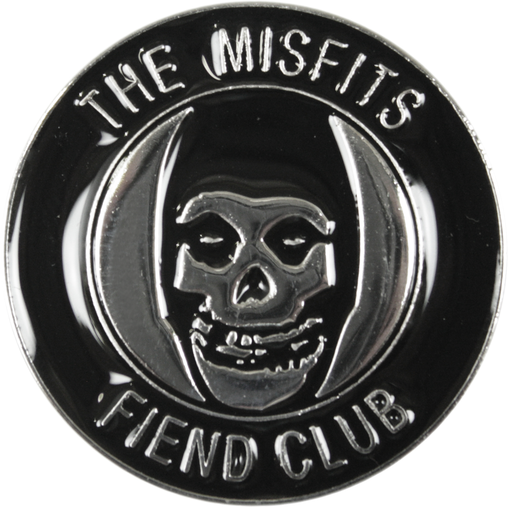 Enamel Pin - The Misfits Fiend Club - Punk Rock Music Band