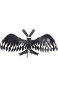 Black & White Layered Wing Body Harness - Daisy Corsets