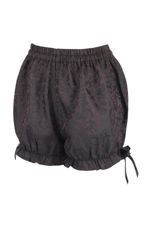 Brown Brocade Bloomers - Daisy Corsets