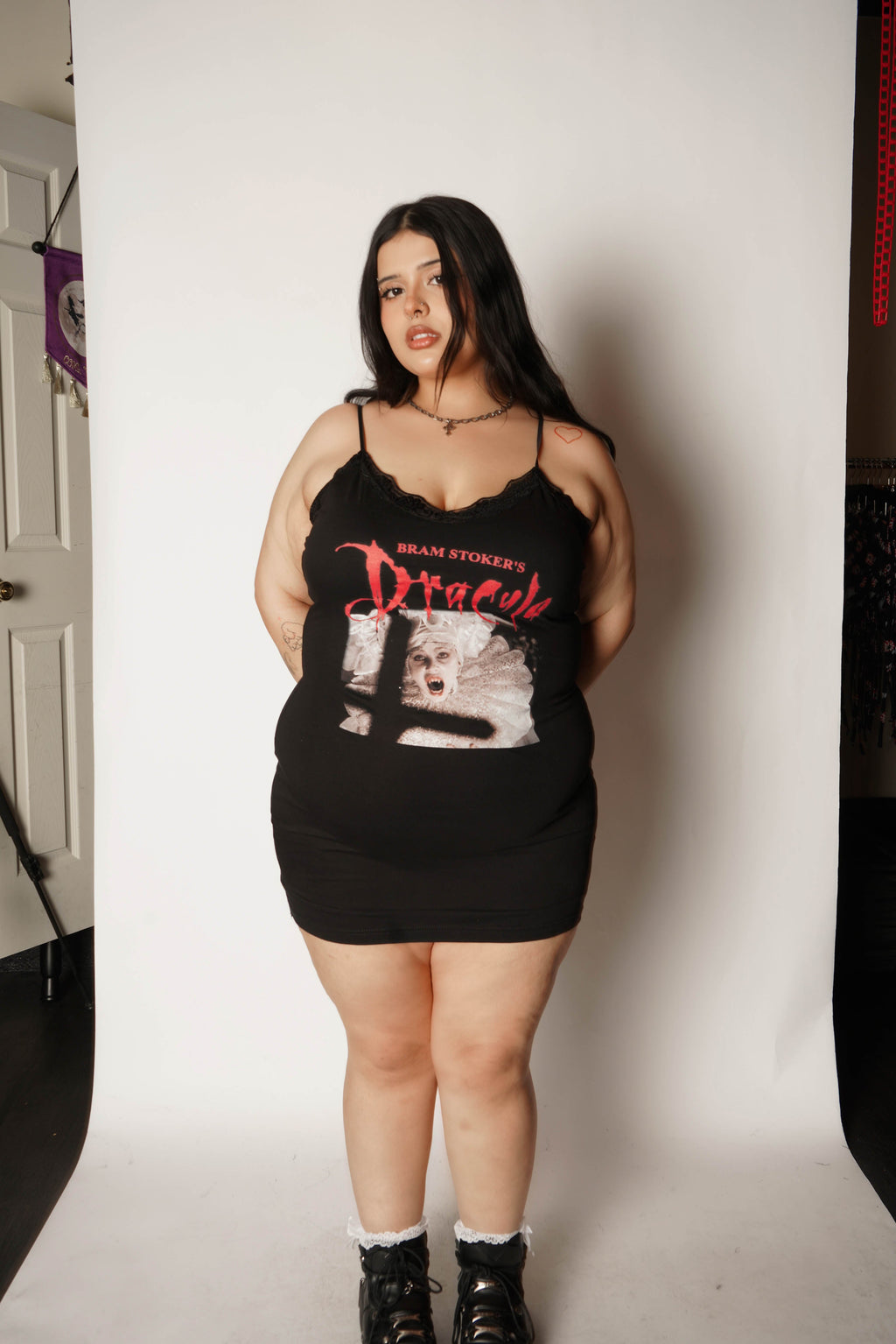 Dracula (Lucy) Lace Strap Dress