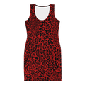 Goth Cloth Fire Feline Bodycon Dress