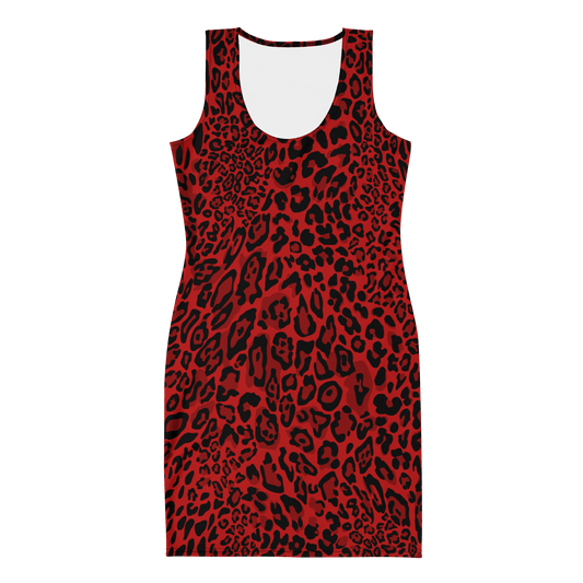 Goth Cloth Fire Feline Bodycon Dress