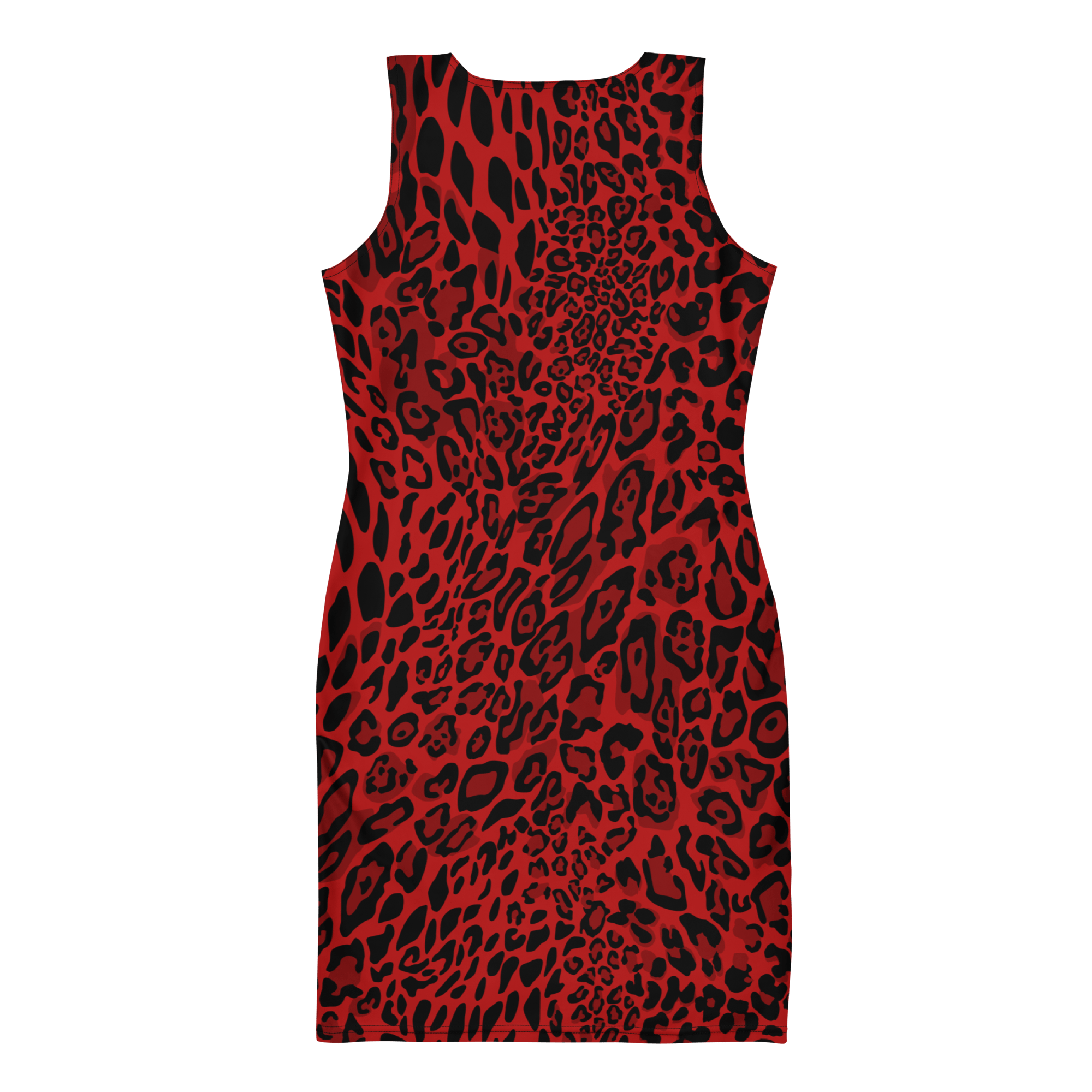 Goth Cloth Fire Feline Bodycon Dress