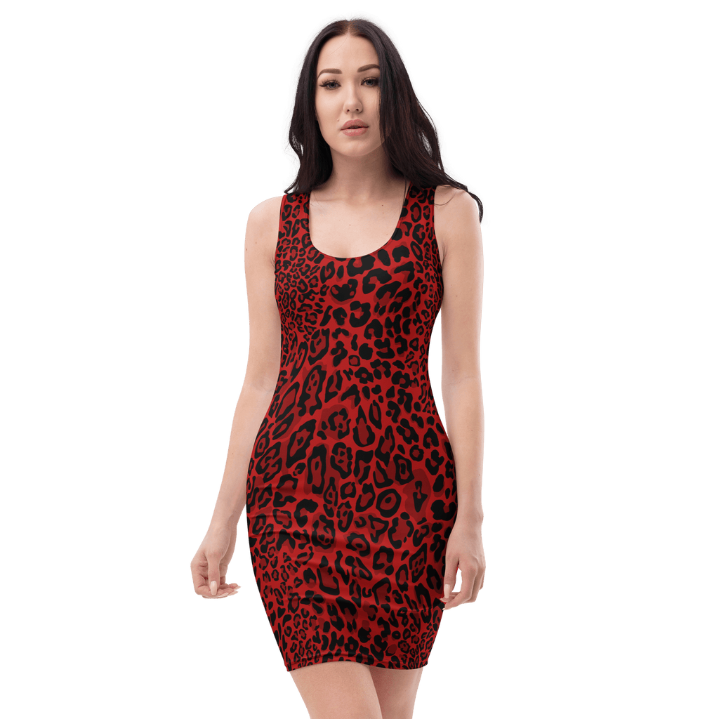 Goth Cloth Fire Feline Bodycon Dress