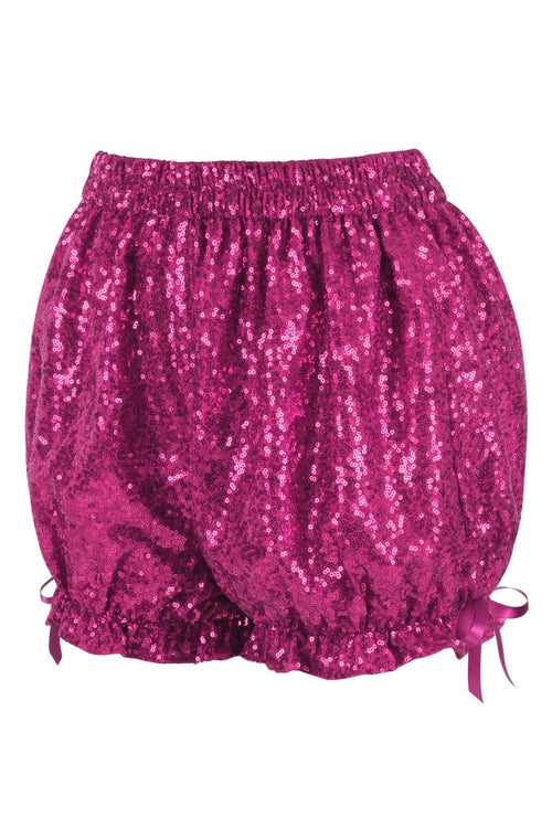 Fuchsia Sequin Bloomers - Daisy Corsets