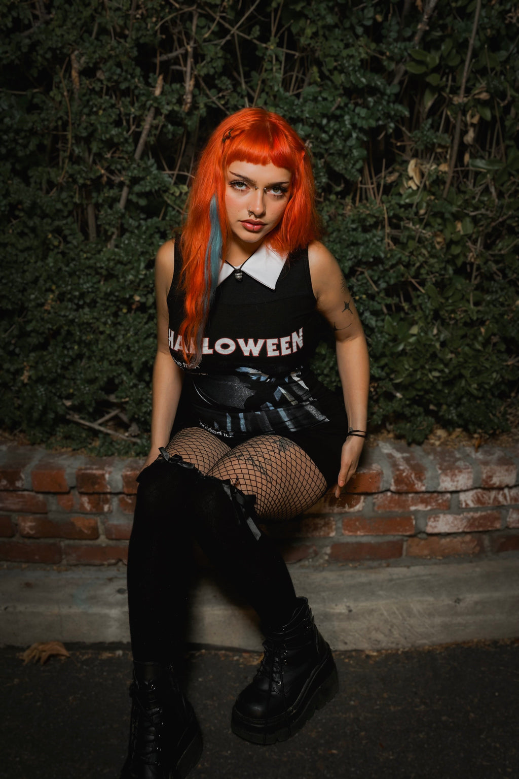 Halloween Collar Dress (Good Scared)