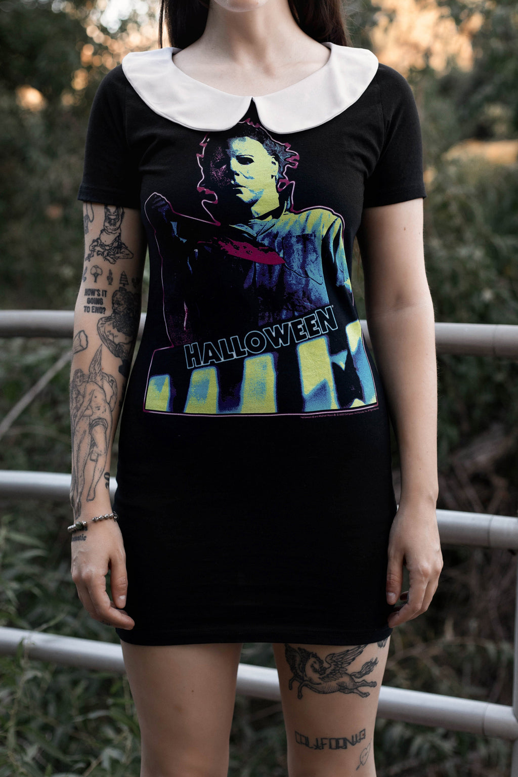 Handmade Halloween 'The Shape' Peter Pan Collar Dress