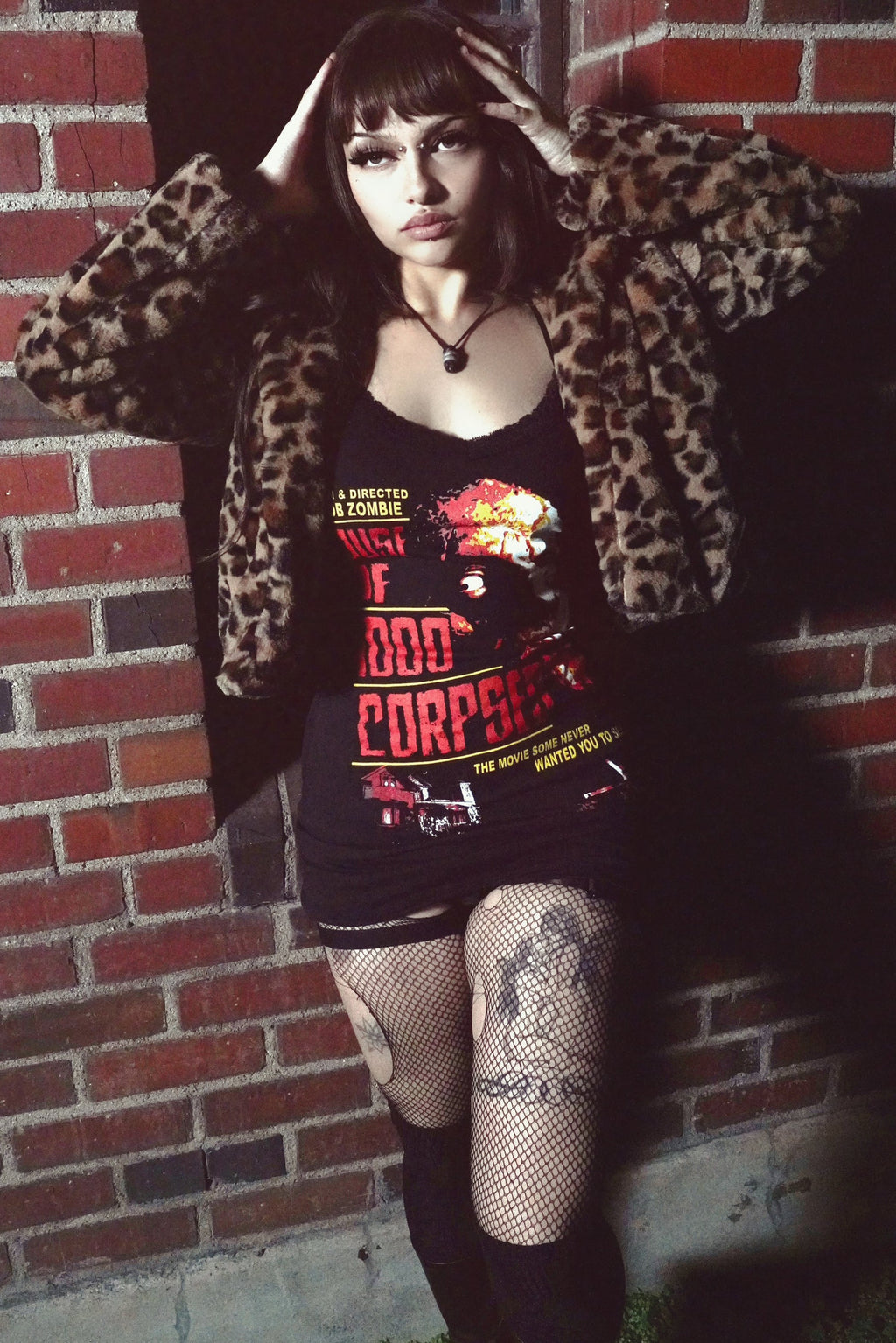 Handmade House of 1000 Corpses Lace Strap Dress