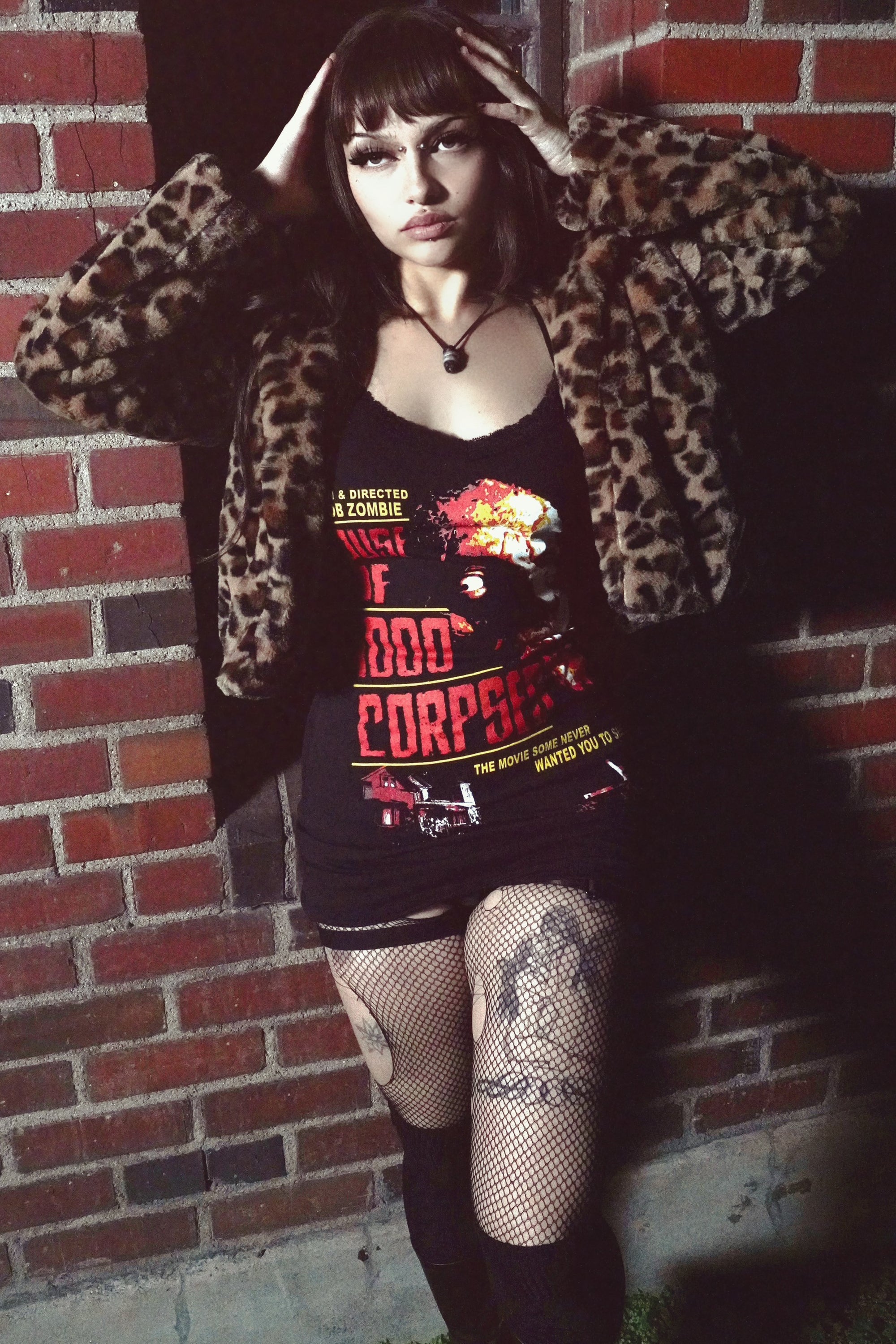 Handmade House of 1000 Corpses Lace Strap Dress