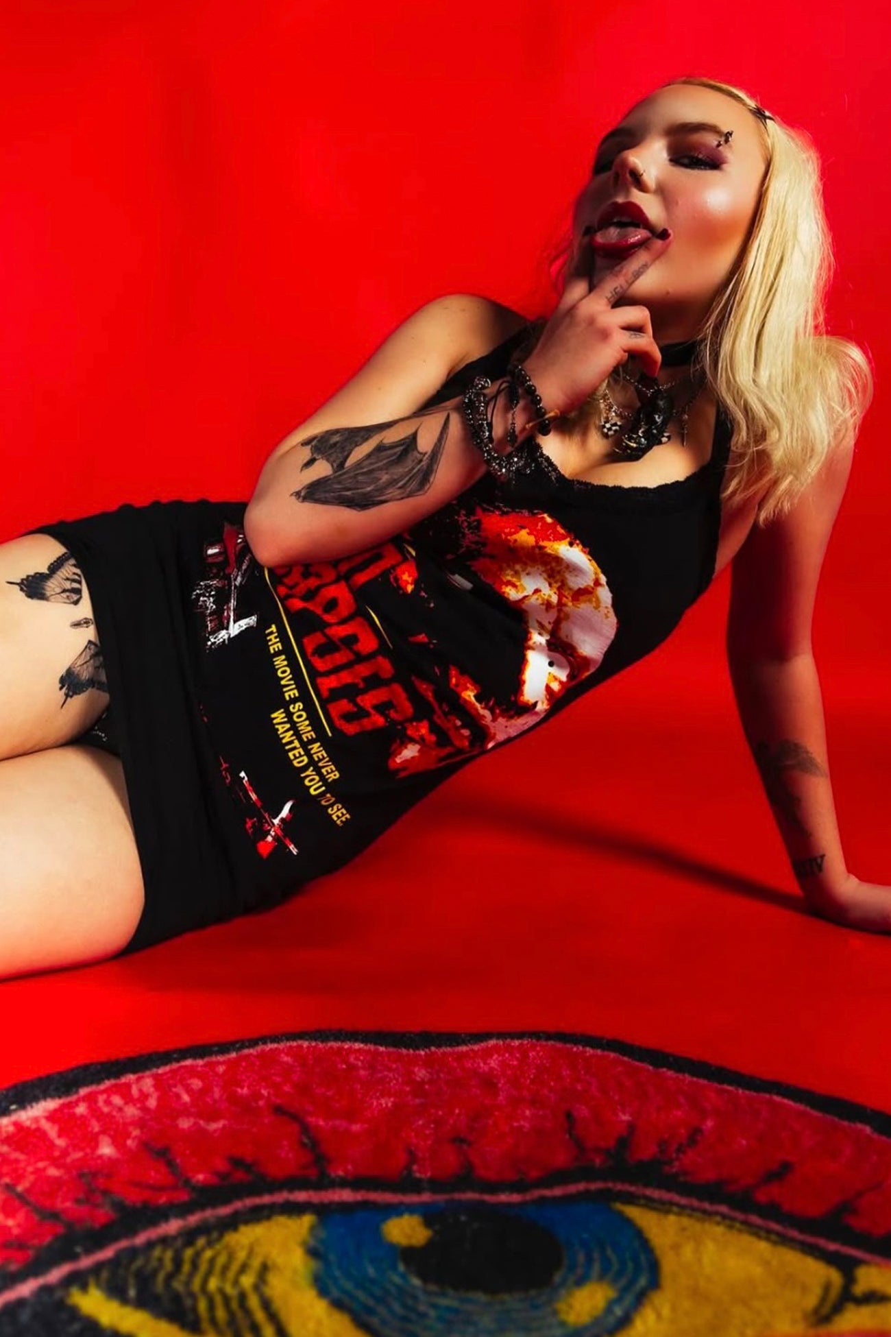 Handmade House of 1000 Corpses Lace Strap Dress