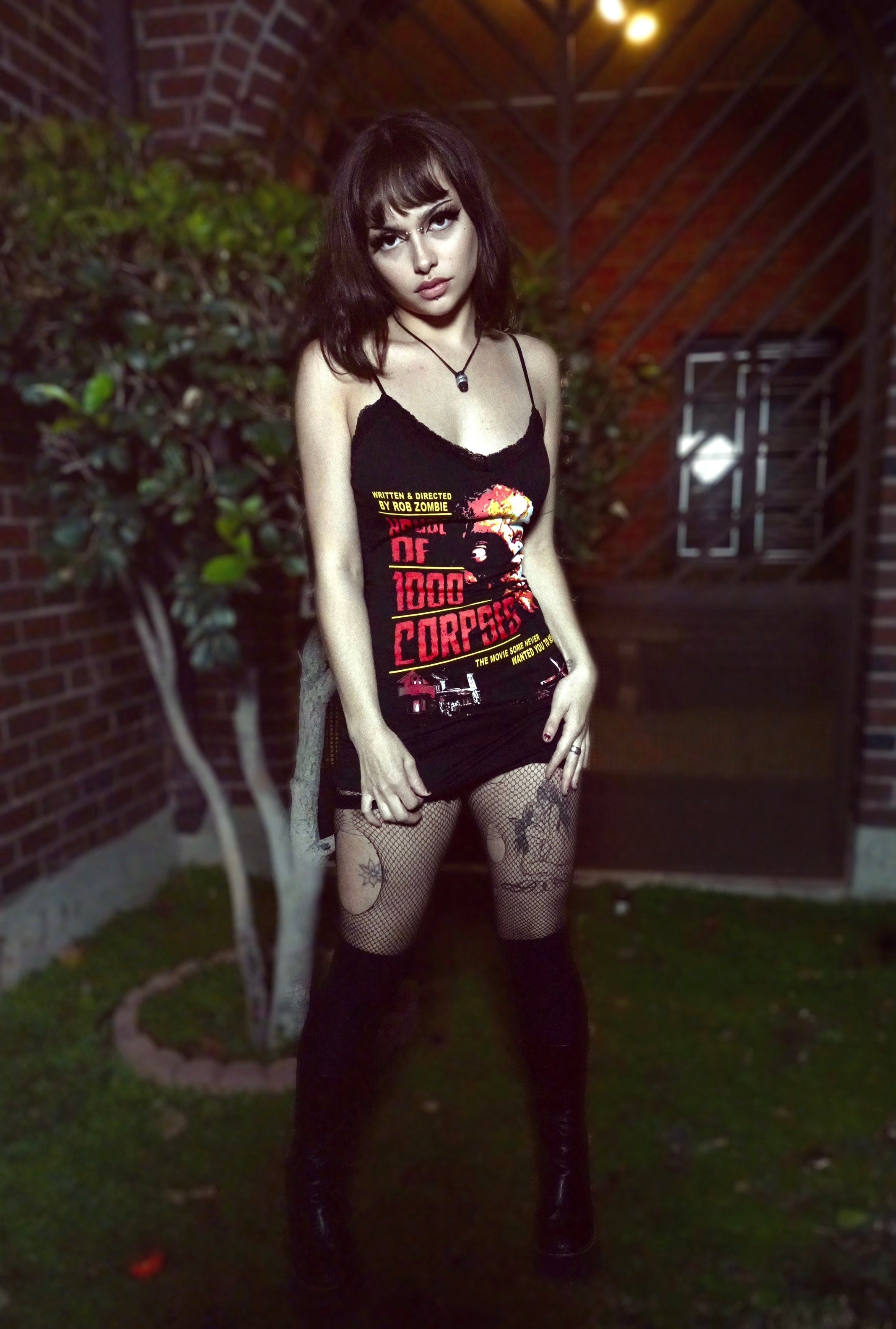 Handmade House of 1000 Corpses Lace Strap Dress