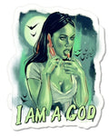Jennifer 'I Am A God' Cut Vinyl Sticker