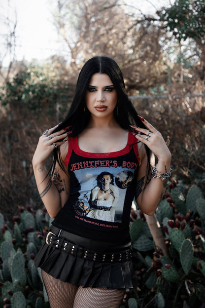 Jennifer's Body Lace Ribbed Tank