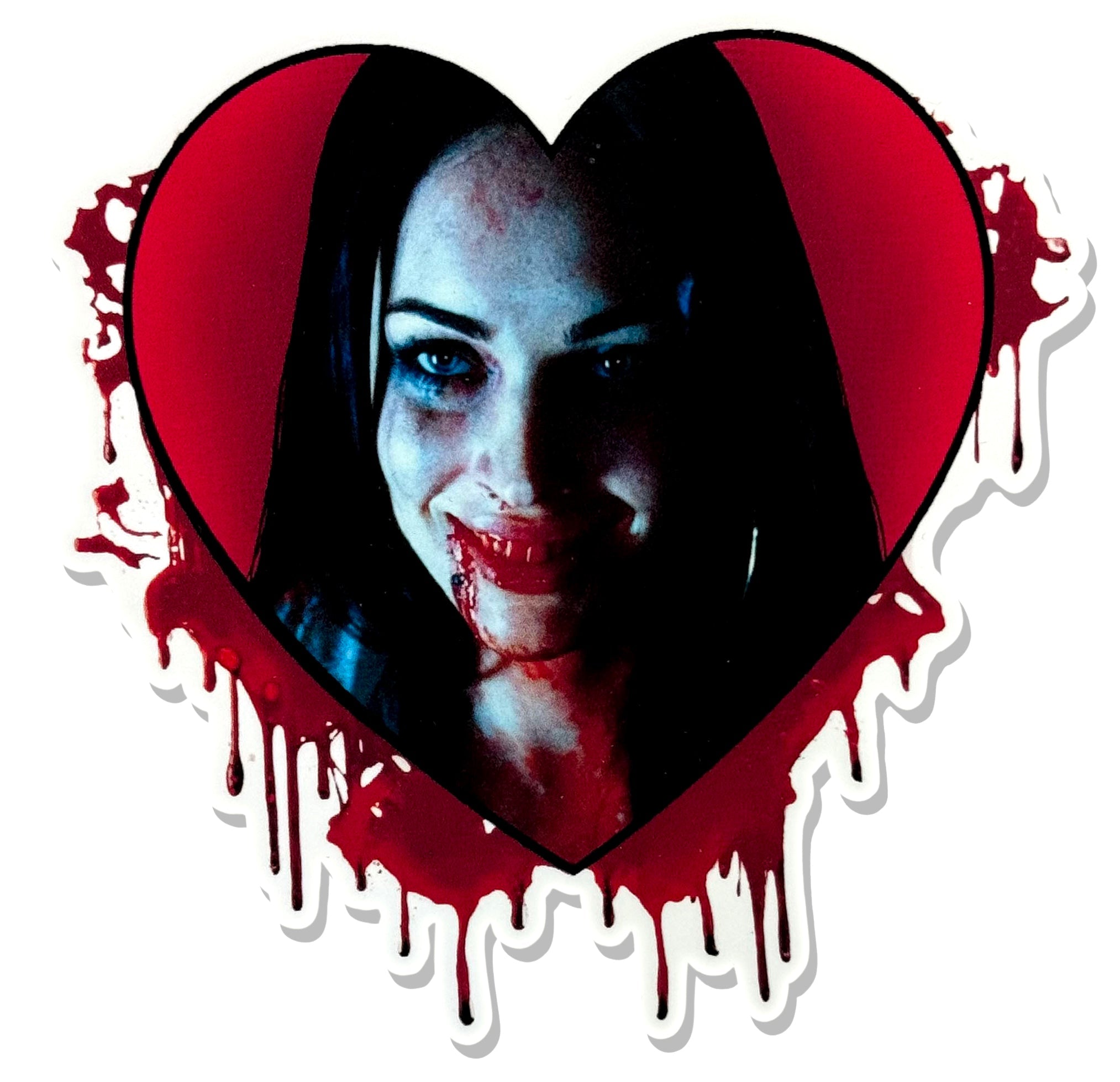 Jennifer's Body Heart Cut Vinyl Sticker