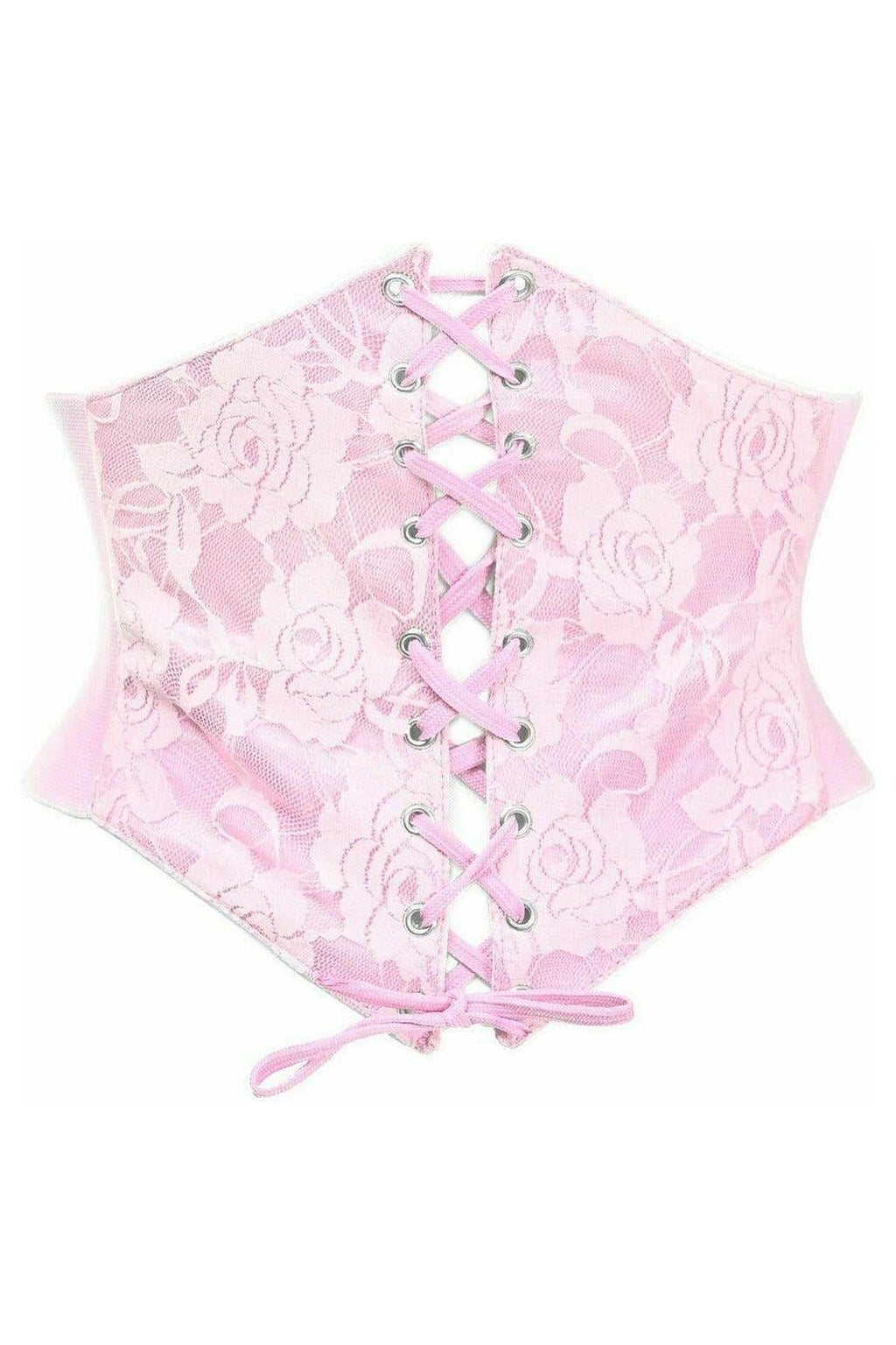 Lavish Lt Pink Lace Corset Belt Cincher - Daisy Corsets
