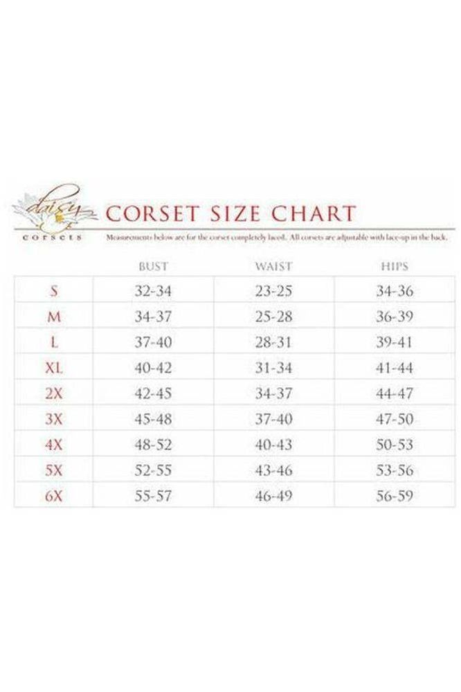 Lavish Lt Pink Lace Ruffled Underwire Cincher Corset - Daisy Corsets