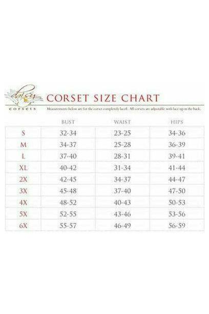 Lavish Plum Brocade Open Cup Waist Cincher - Daisy Corsets
