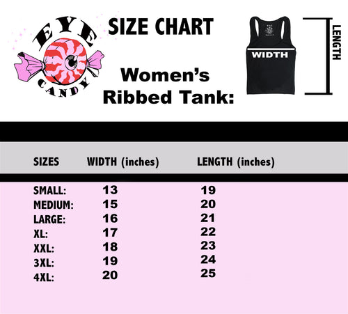 Frankenstein Ribbed Tank Top - Monsters