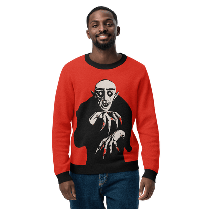 Nosferatu Nights Knit Crewneck Sweater
