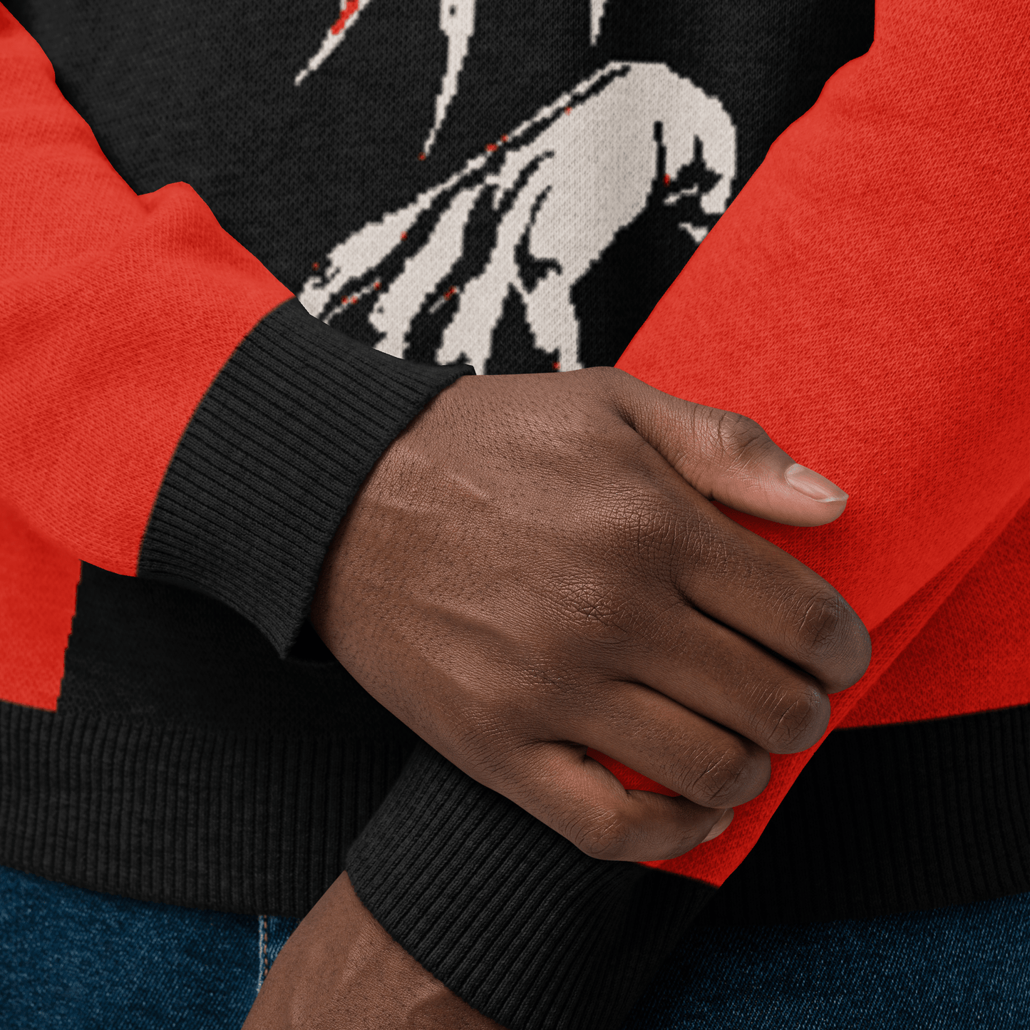 Nosferatu Nights Knit Crewneck Sweater