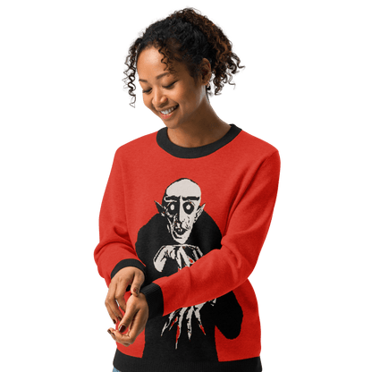 Nosferatu Nights Knit Crewneck Sweater