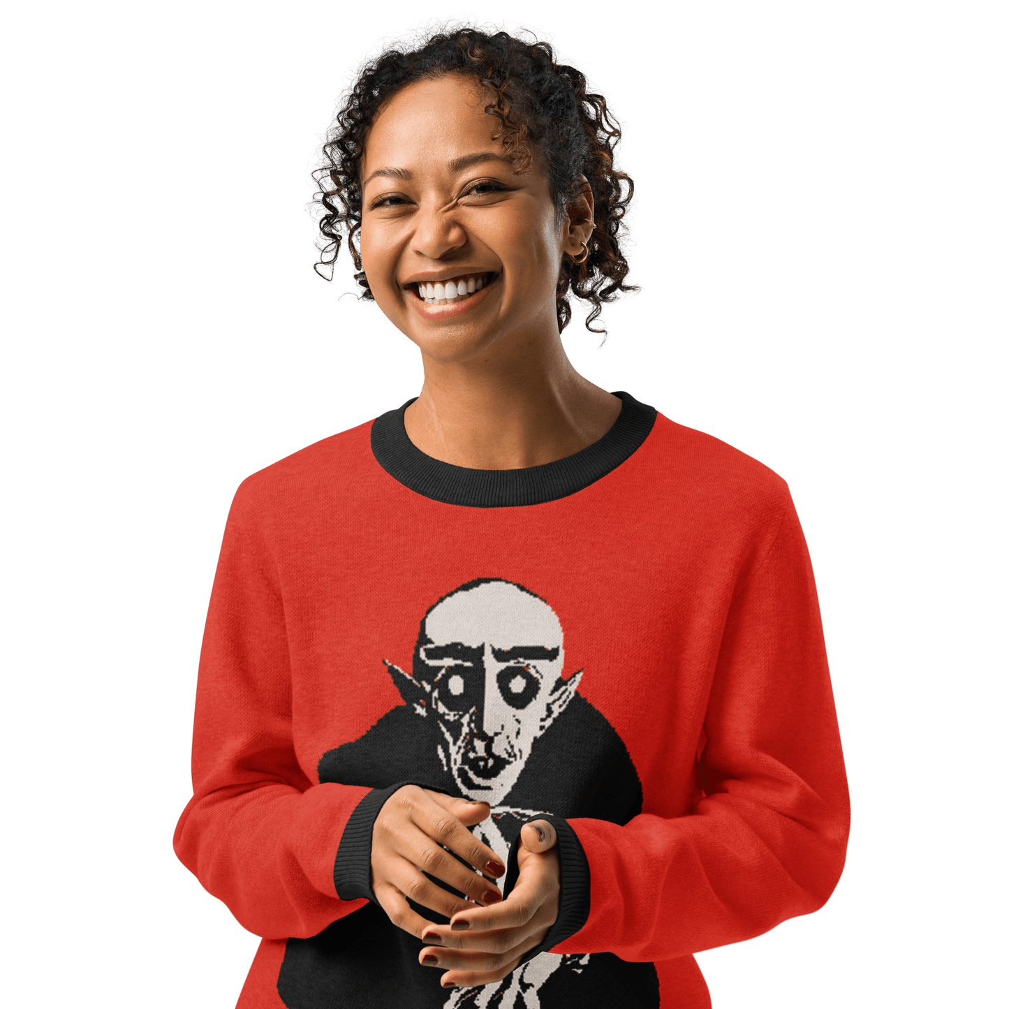 Nosferatu Nights Knit Crewneck Sweater