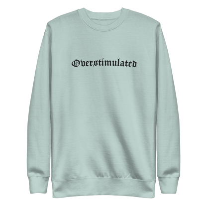 Overstimulated Embroidered Sweatshirt